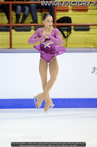 2013-03-02 Milano - World Junior Figure Skating Championships 6045 Gabrielle Daleman CAN.jpg